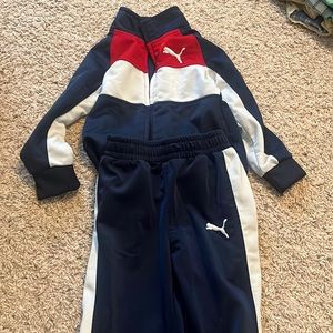 Zippered Puma track suit
